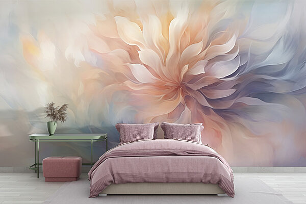 Wall murals Wall murals Close up of a flower (SKU: w08360)