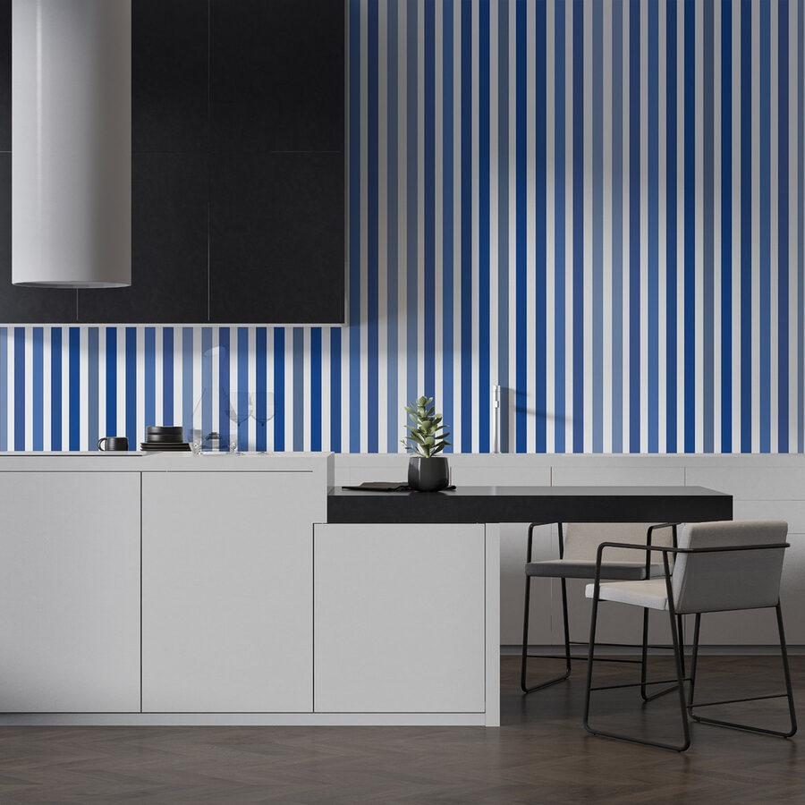 Blue and white striped background Blue and white striped background