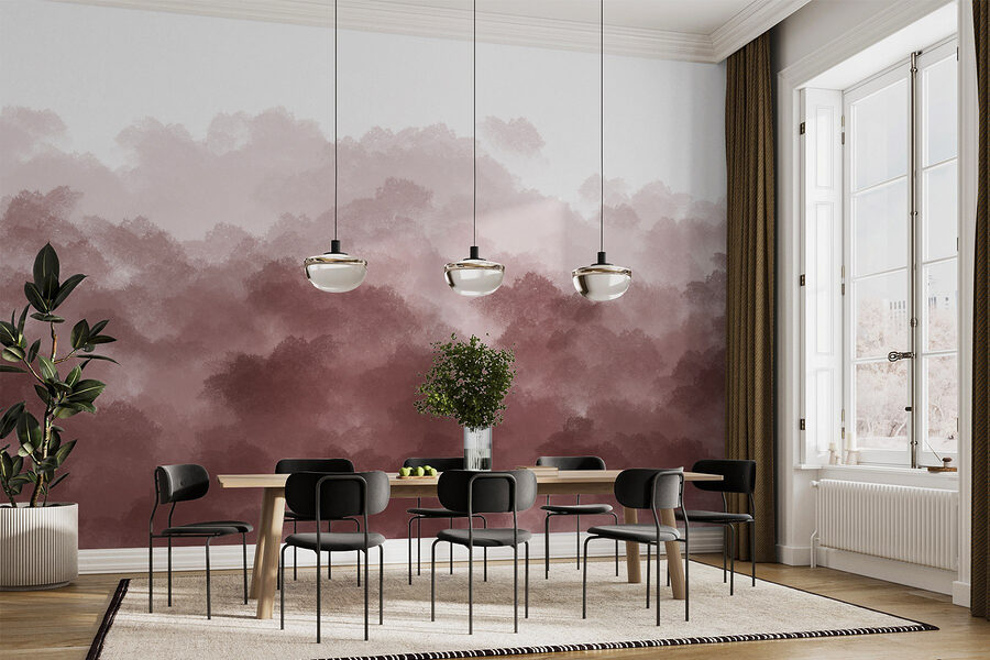Wall murals Smoke from a cloud - Image 4