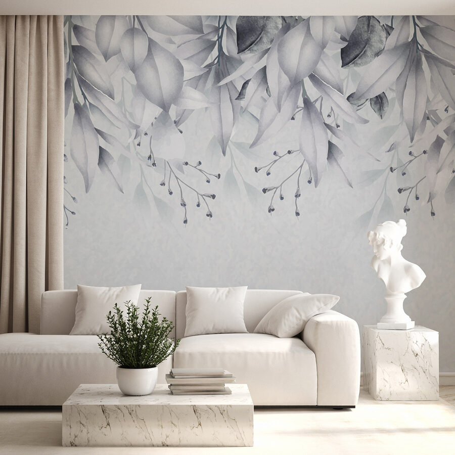 Wall murals Close up of leaves