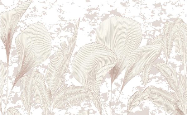 Elegant leaves in muted hues Elegant leaves in muted hues