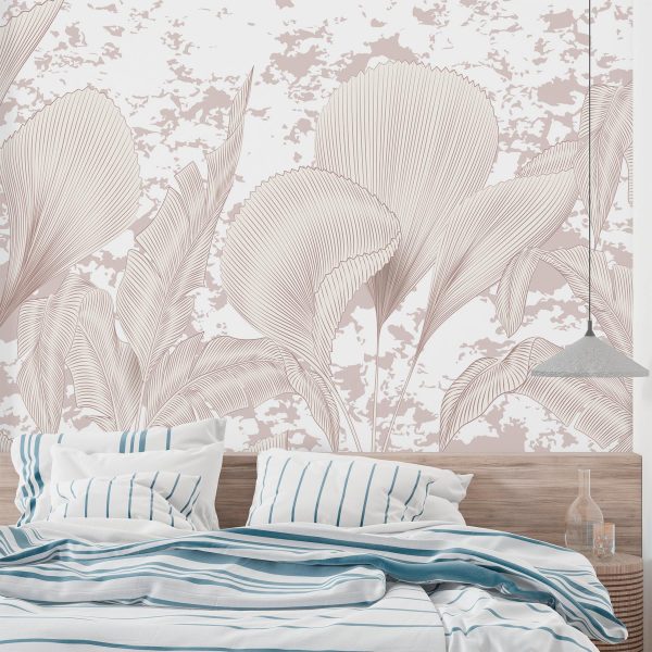 Elegant leaves in muted hues Elegant leaves in muted hues
