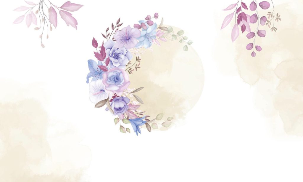 Watercolor painting of flowers Watercolor painting of flowers