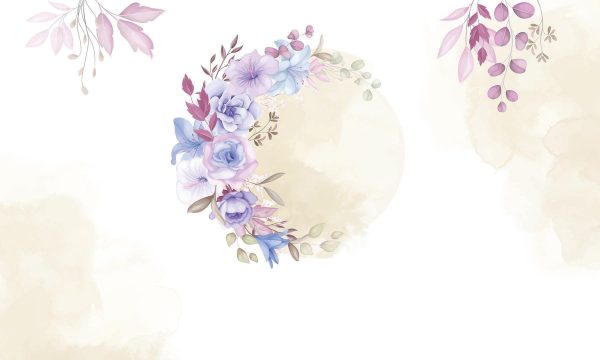 Watercolor painting of flowers Watercolor painting of flowers