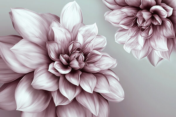 Delicate blooms in soft hues Delicate blooms in soft hues