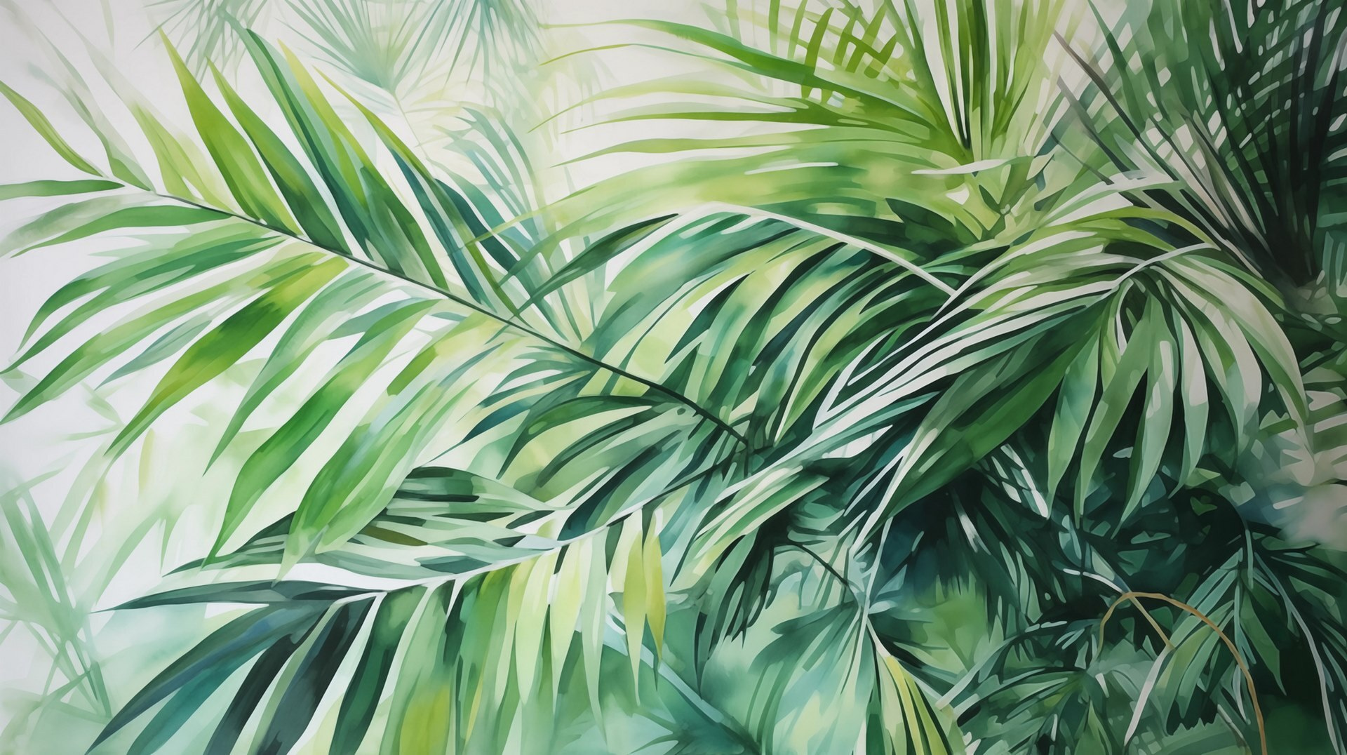 Lush green leaves in vibrant harmony Lush green leaves in vibrant harmony