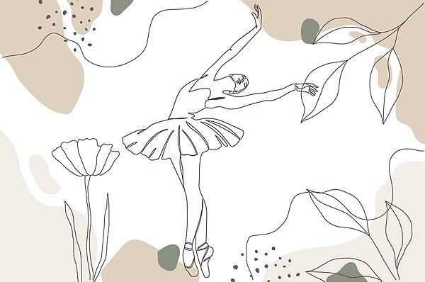 Drawing of a ballerina Drawing of a ballerina
