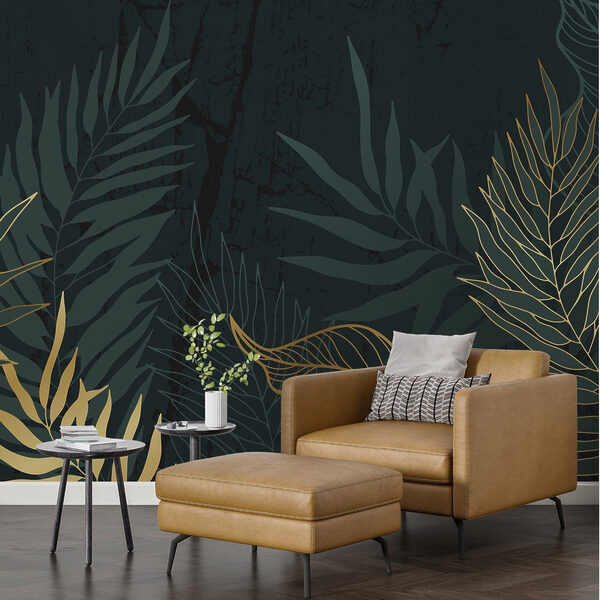 Elegant foliage on a dark backdrop Elegant foliage on a dark backdrop