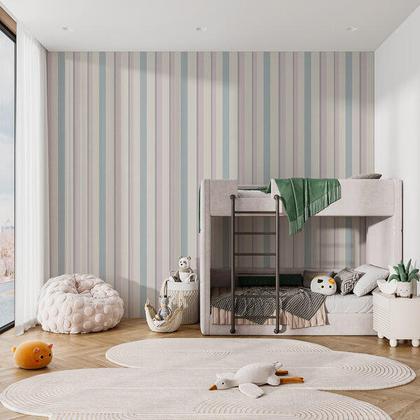 Stripes in soft, calm hues Stripes in soft, calm hues