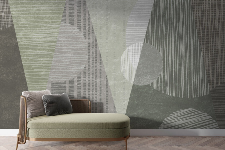 Abstract shapes in muted tones Abstract shapes in muted tones