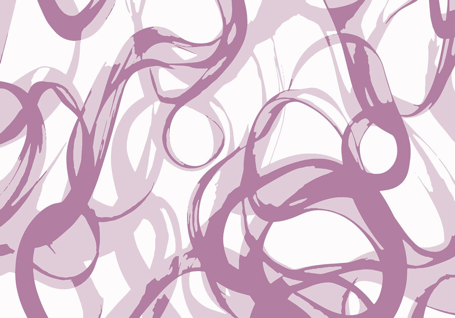 Purple swirls on a white background Purple swirls on a white background