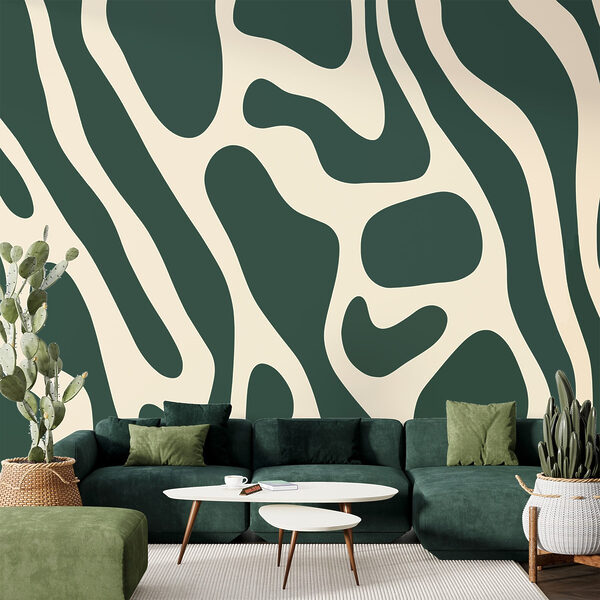 Flowing lines in muted tones Flowing lines in muted tones