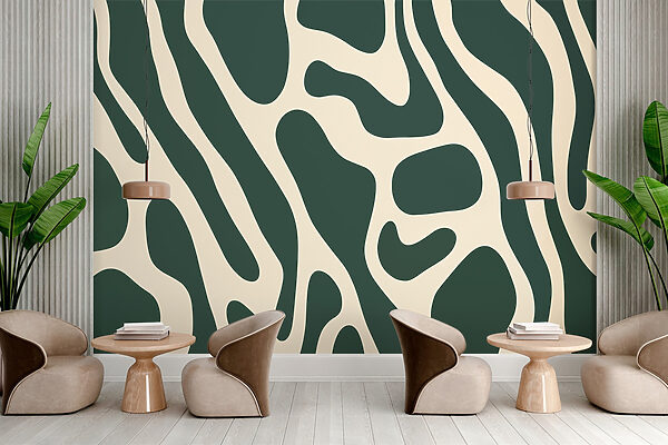 Flowing lines in muted tones Flowing lines in muted tones
