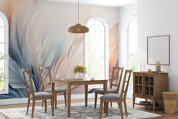 Delicate hues of soft feather textures Delicate hues of soft feather textures