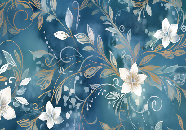 Delicate blooms on a tranquil background Delicate blooms on a tranquil background