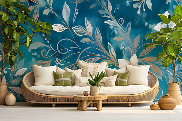Delicate blooms on a tranquil background Delicate blooms on a tranquil background