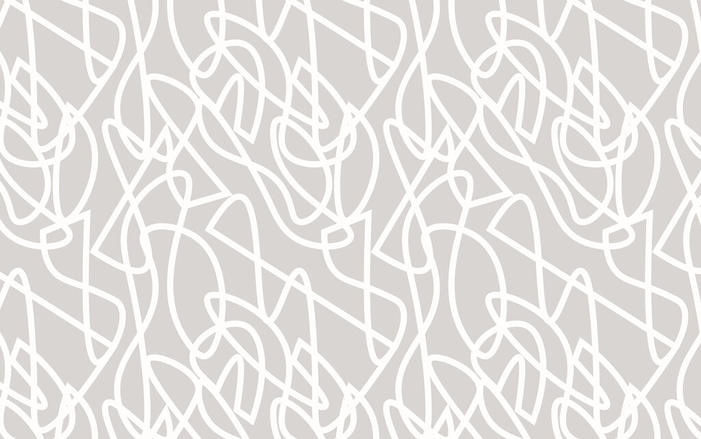 White lines on a gray background