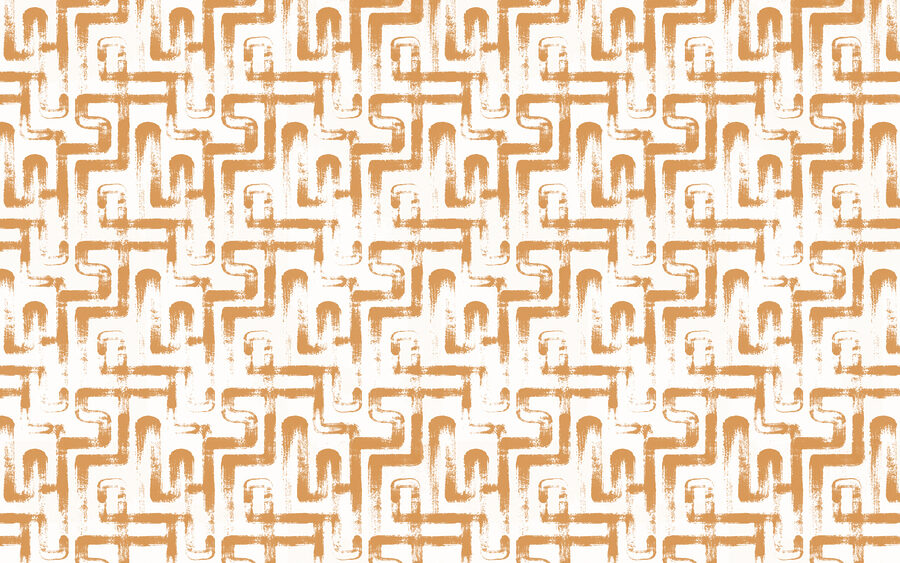 Pattern of orange lines