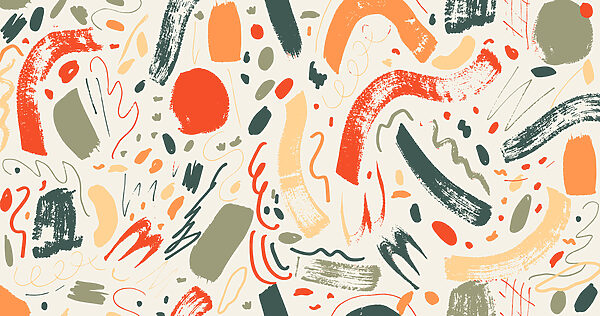 Pattern of colorful paint strokes Pattern of colorful paint strokes