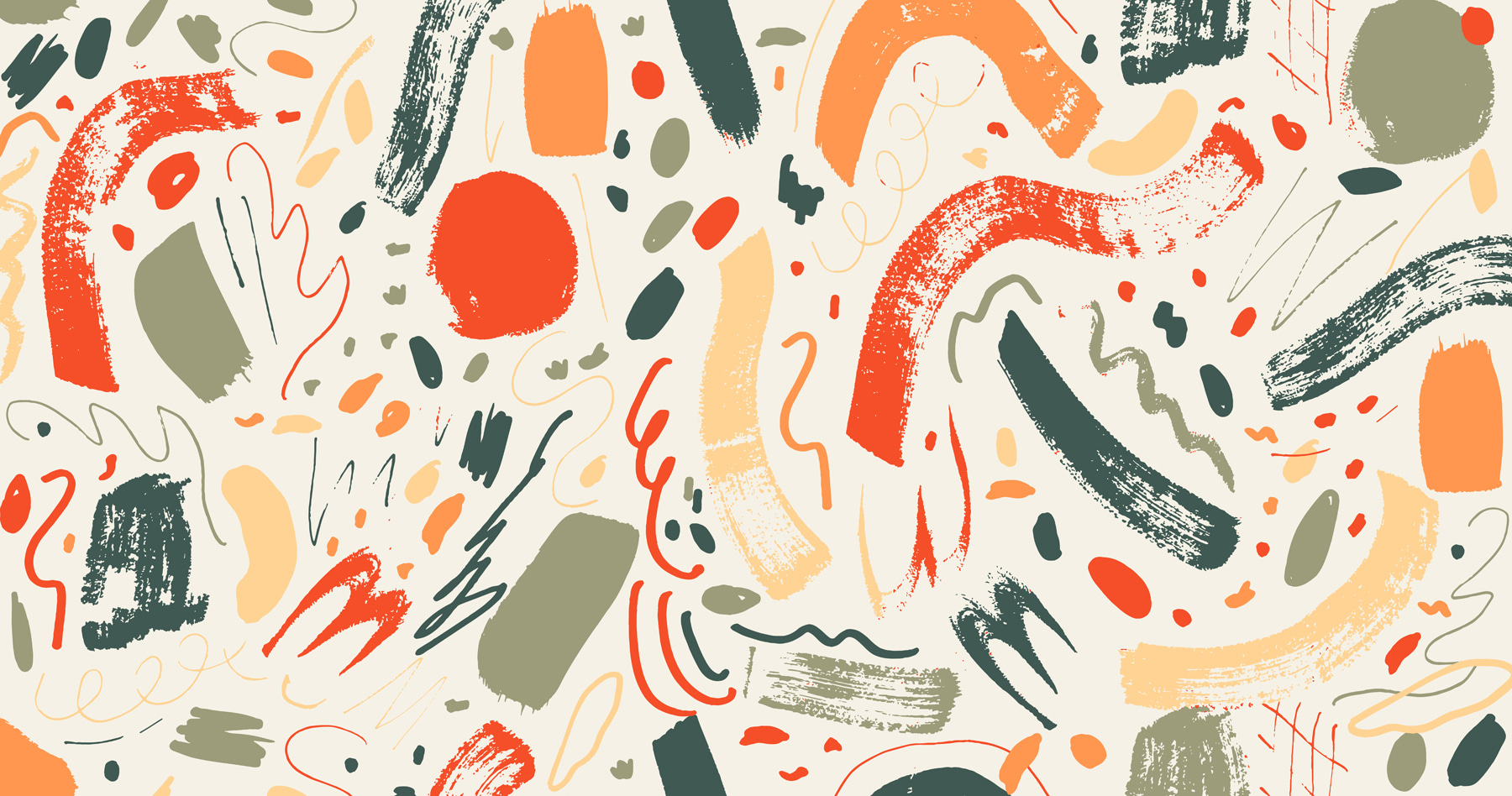 Pattern of colorful paint strokes Pattern of colorful paint strokes