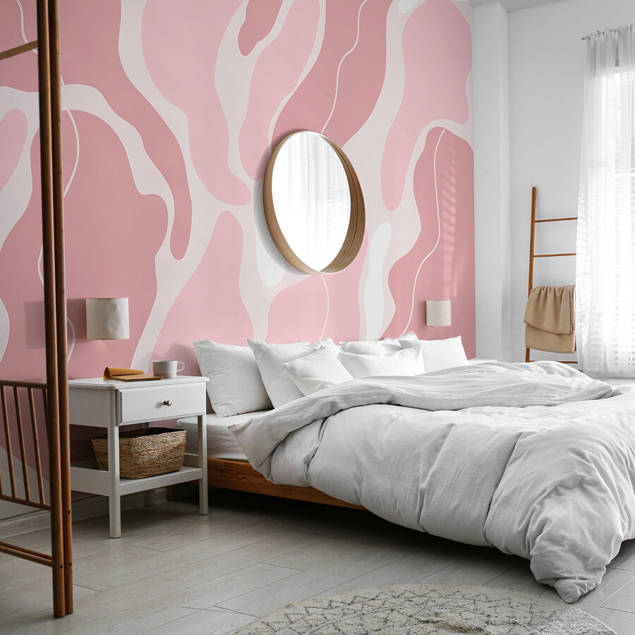 Pink and white pattern