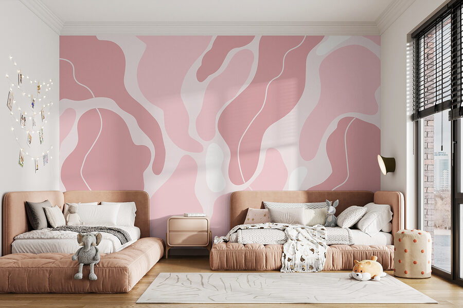 Pink and white pattern