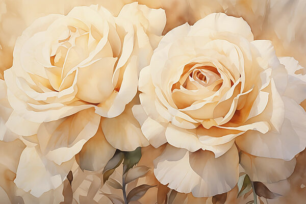 Soft blooms in gentle hues Soft blooms in gentle hues