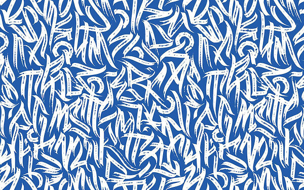 Blue and white pattern Blue and white pattern
