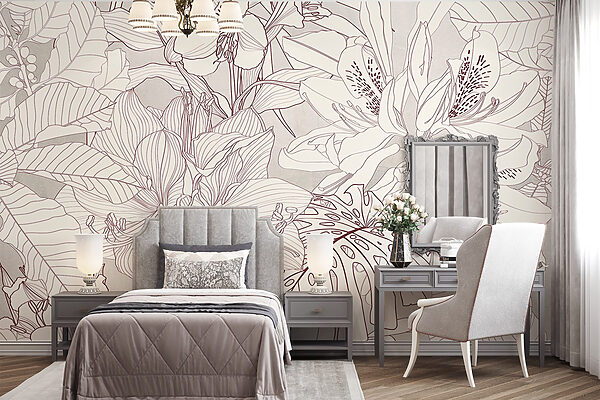 Nature's delicate floral patterns unfold Nature's delicate floral patterns unfold