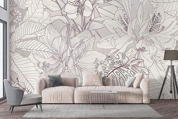 Nature's delicate floral patterns unfold Nature's delicate floral patterns unfold