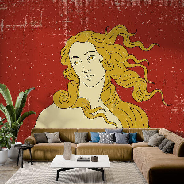 Drawing of a man with long hair Drawing of a man with long hair