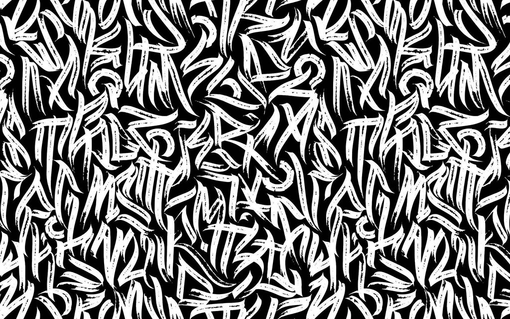 Black and white pattern Black and white pattern