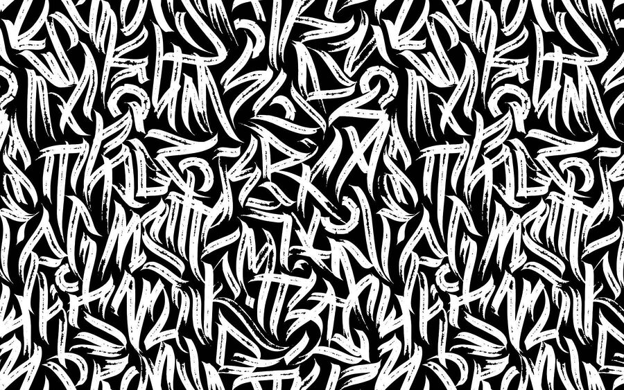 Black and white pattern Black and white pattern