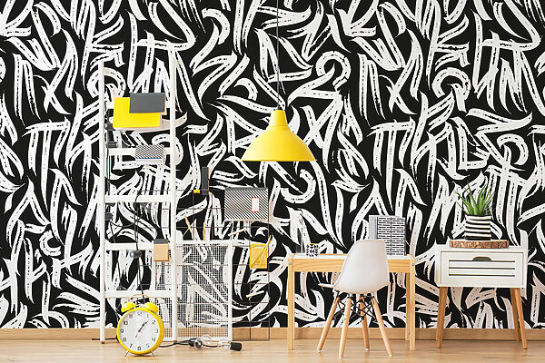 Black and white pattern Black and white pattern
