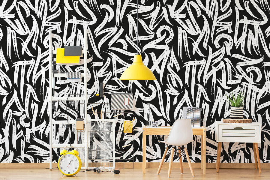 Black and white pattern Black and white pattern