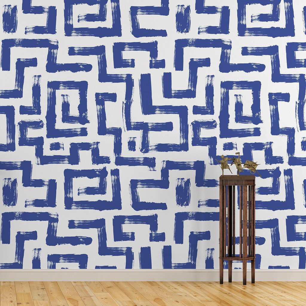 Pattern of blue lines Pattern of blue lines