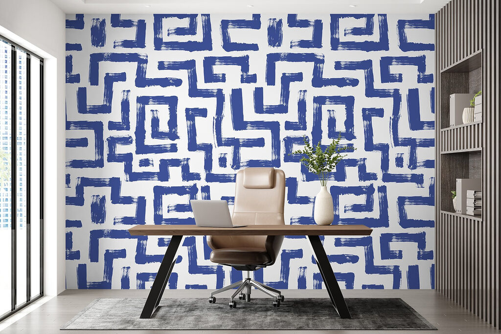 Pattern of blue lines Pattern of blue lines