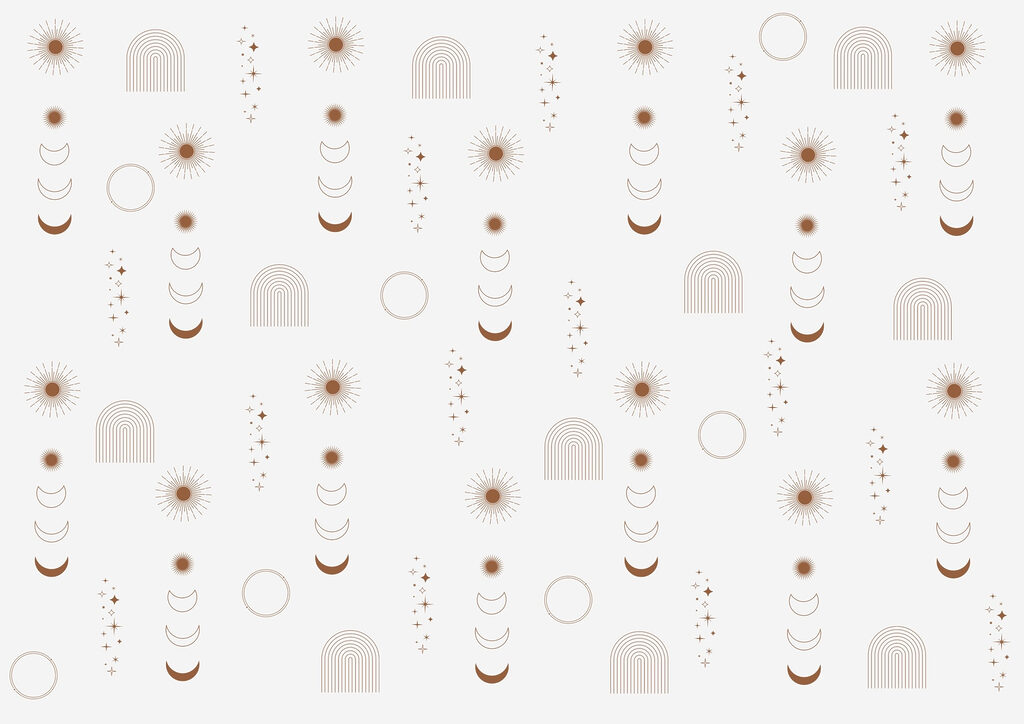 Pattern of sun and moon Pattern of sun and moon