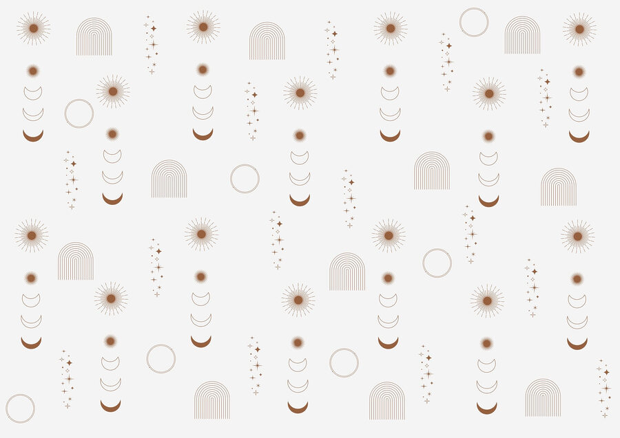 Pattern of sun and moon Pattern of sun and moon