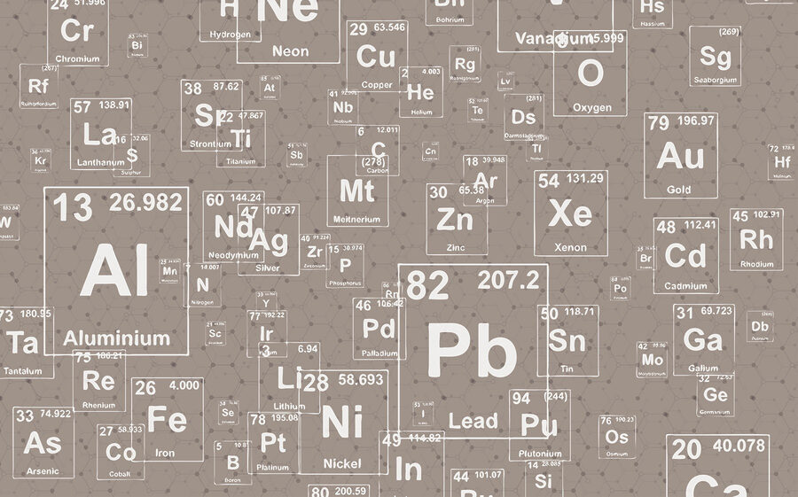 Wall murals Pattern of periodic table elements - Image 3