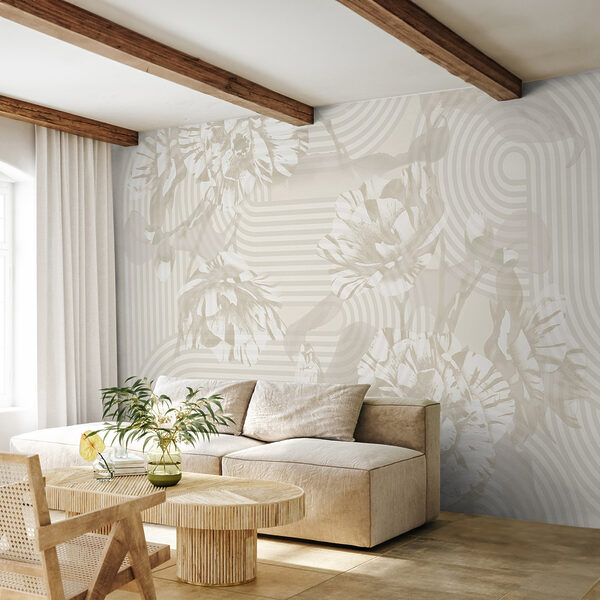 Muted florals with playful patterns Muted florals with playful patterns