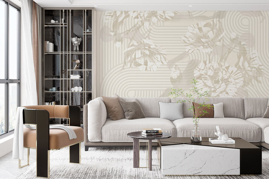 Muted florals with playful patterns Muted florals with playful patterns