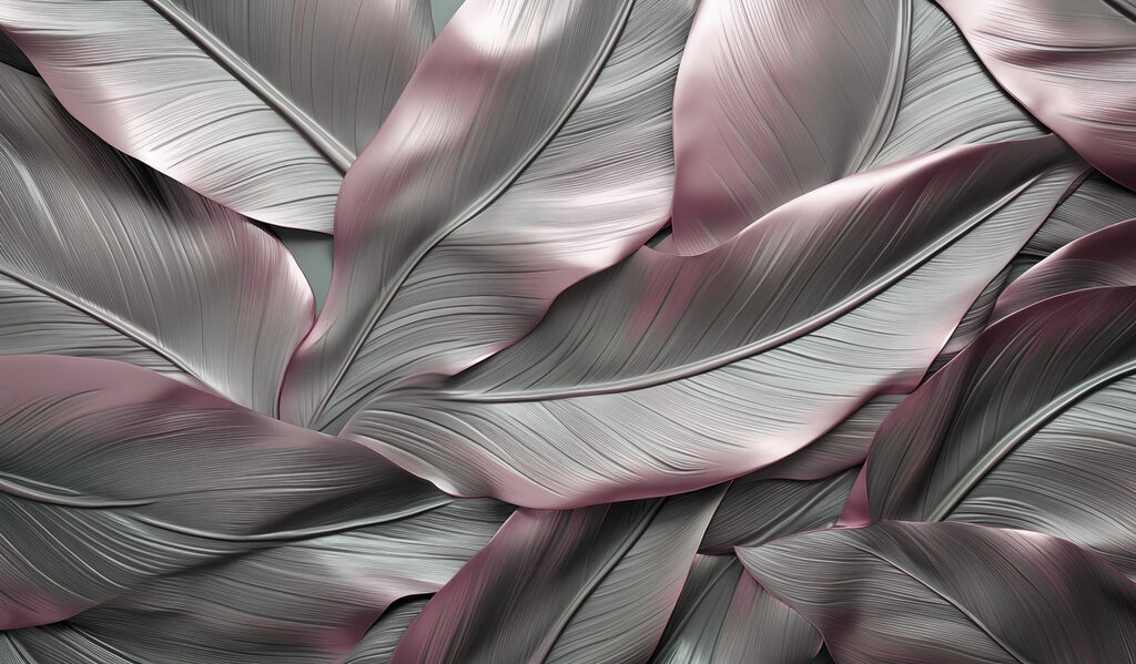 Elegant leaves in soft hues Elegant leaves in soft hues