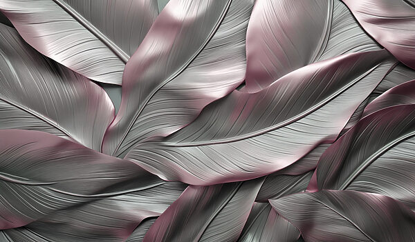 Elegant leaves in soft hues Elegant leaves in soft hues