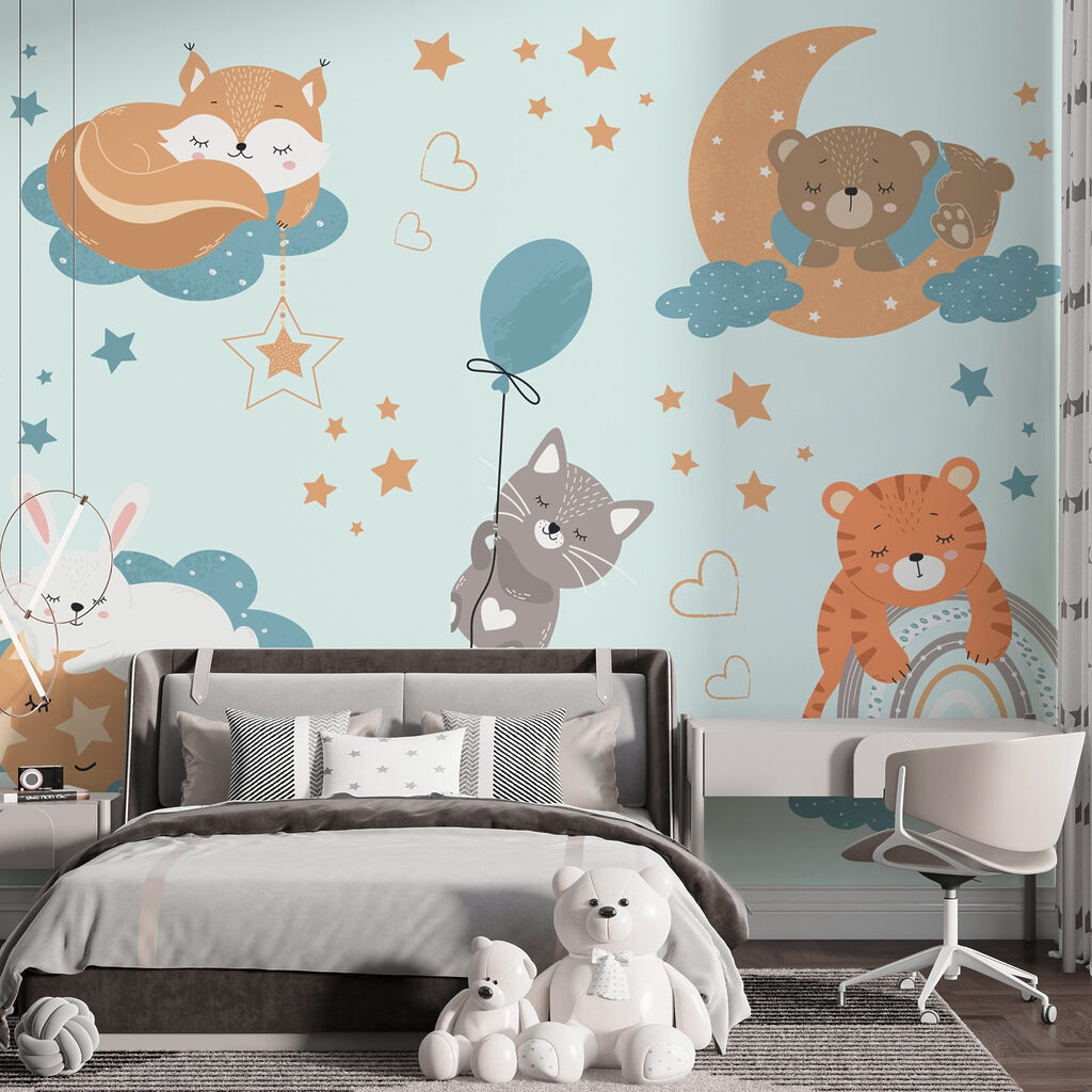 Collection of cartoon animals