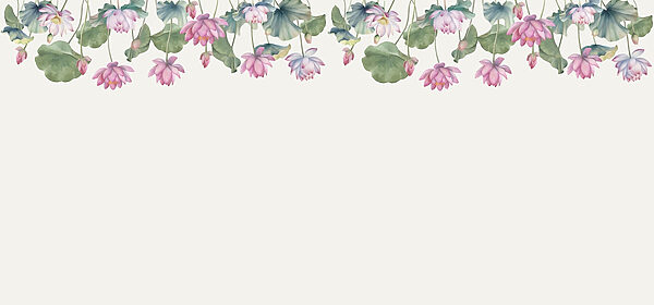 Watercolor painting of pink flowers and green leaves u98844p 600x280 - Watercolor painting of pink flowers and green leaves - tegory