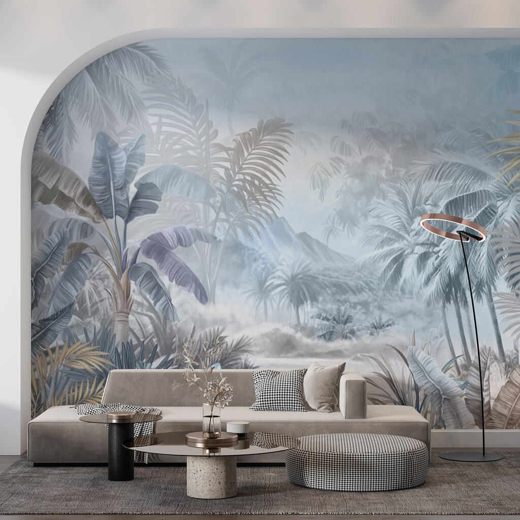 Painting of a jungle Painting of a jungle