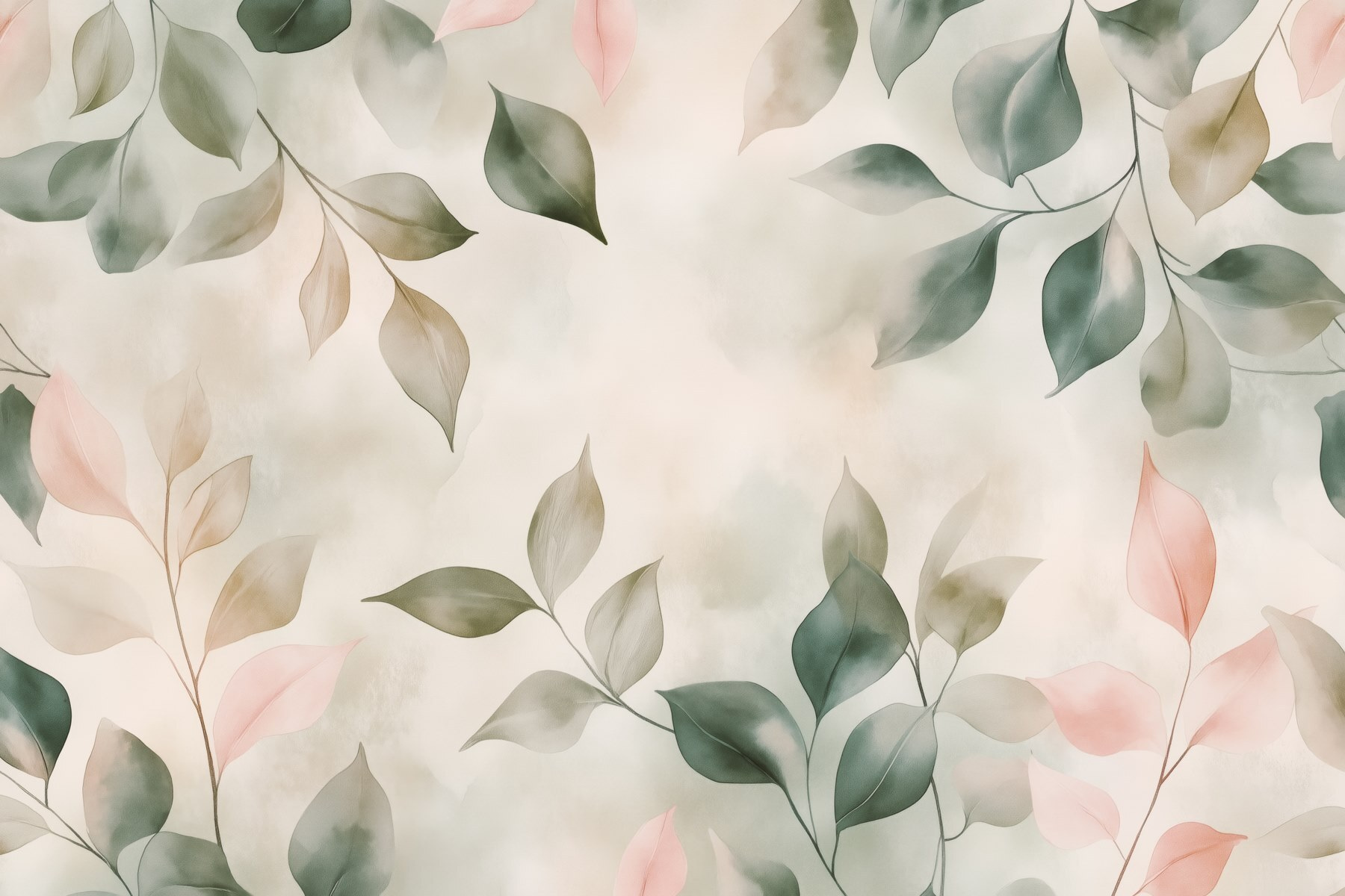 Serene foliage in soft hues Serene foliage in soft hues