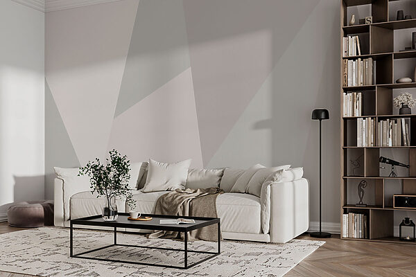 Grey and white triangle pattern Grey and white triangle pattern
