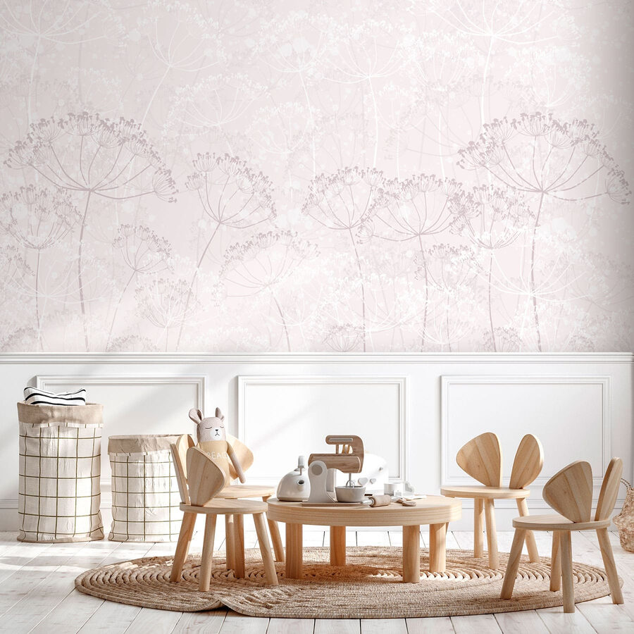 White and pink floral pattern White and pink floral pattern